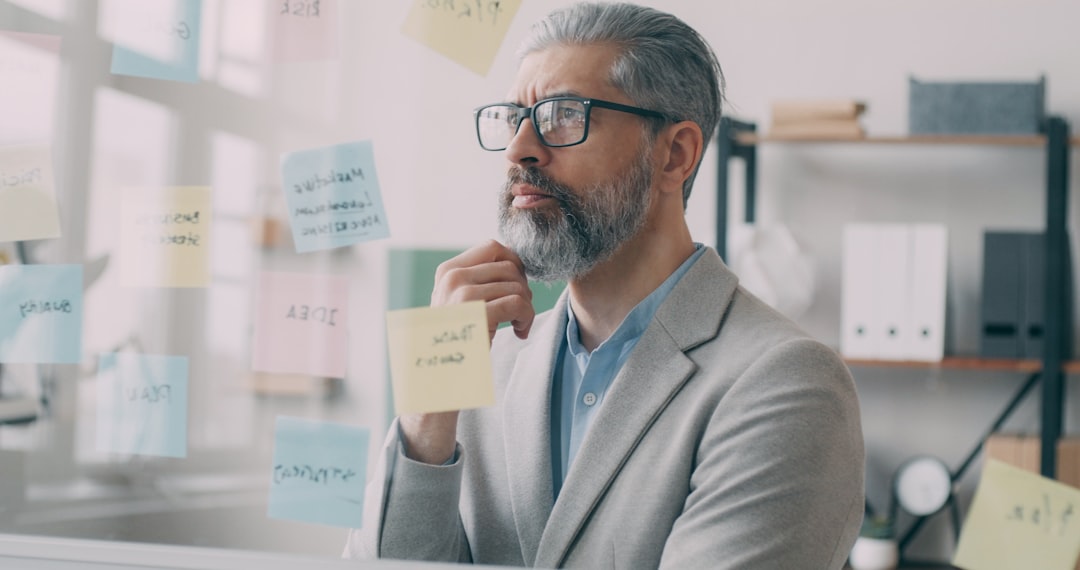 middle aged professional planning career