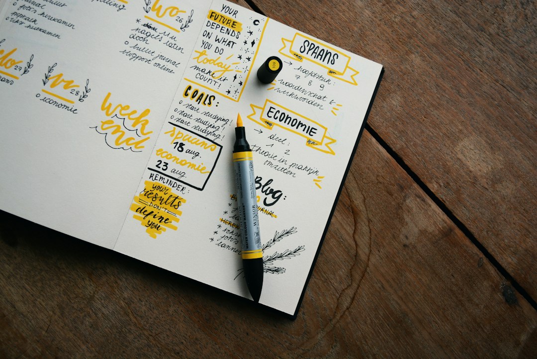step by step roadmap notebook planning