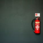 fire extinguisher inspection worker